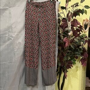 I.N. San Francisco Multicolor Patterned Pants